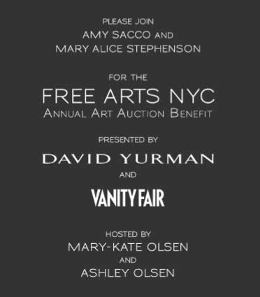 Free Arts NYC invite