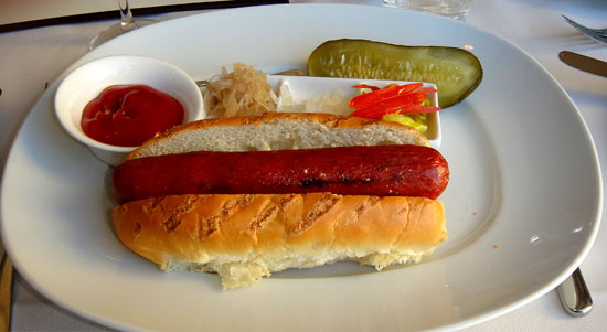 rehearsal dinner hot dog