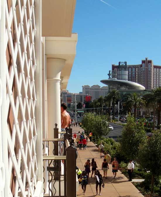 Encore Beach Club Las Vegas Boulevard from Encore Beach Club