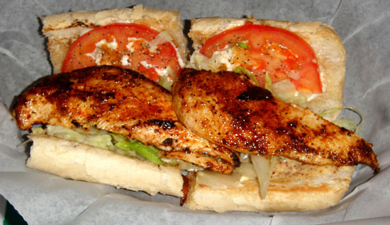 Lola's - Blackened Chicken Po Boy