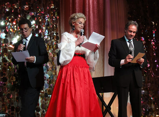 OV - Clint Holmes, Elaine Wynn, and Marc Schorr