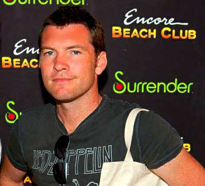 Encore Beach Club Sam Worthington at Encore Beach Club (Photo: Erik Kabik/RETNA)