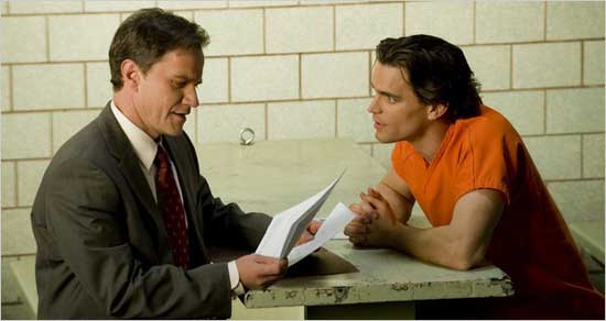 White Collar Tim DeKay and Matt Bomer