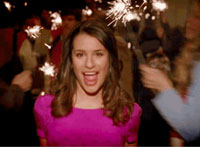 Glee Rachel Fireworks 200